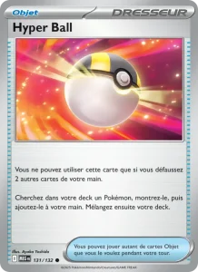 Carte Pokemon Hyper Ball 131/132 Méga-Évolution