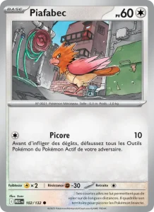 Carte Pokemon Piafabec 102/132 Méga-Évolution