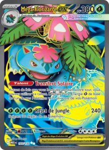 Carte Pokemon Méga-Florizarre-ex 155/132 Méga-Évolution