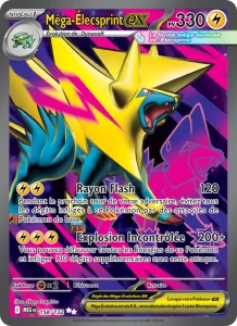 Carte Pokemon Méga-Élecsprint-ex 158/132 Méga-Évolution