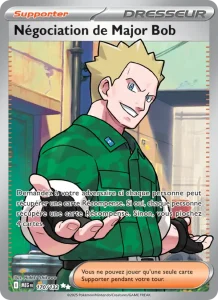 Carte Pokemon Négociation de Major Bob 170/132 Méga-Évolution