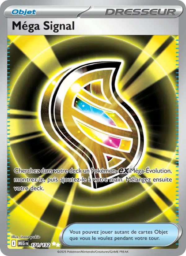 Scan HD carte Pokémon Méga Signal 171/132 — Méga-Évolution
