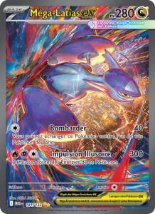 Carte Pokemon Méga-Latias-ex 181/132 Méga-Évolution