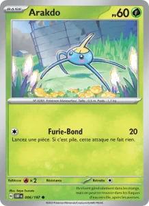 Carte Pokémon Arakdo 006/197