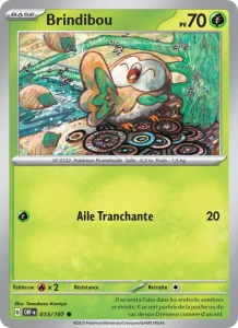 Carte Pokemon Brindibou 013/197 Flammes Obsidiennes