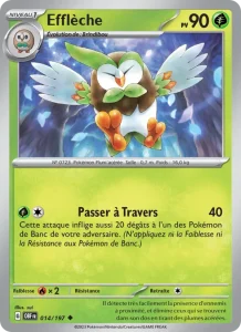 Carte Pokemon Efflèche 014/197 Flammes Obsidiennes