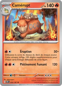 Carte Pokemon Camérupt 032/197 Flammes Obsidiennes