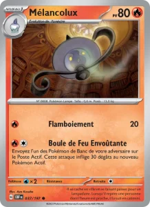 Carte Pokemon Mélancolux 037/197 Flammes Obsidiennes