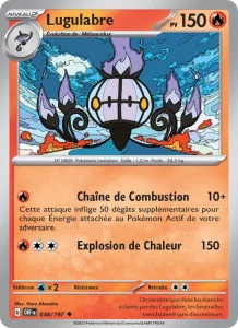 Carte Pokemon Lugulabre 038/197 Flammes Obsidiennes