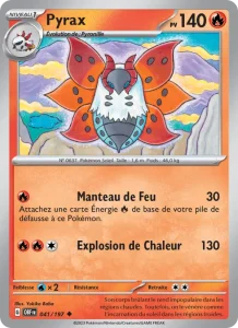 Carte Pokemon Pyrax 041/197 Flammes Obsidiennes