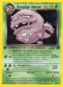 Carte Pokemon Smogogo obscur 14/82 Team Rocket