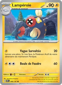 Carte Pokemon Lampéroie 068/197 Flammes Obsidiennes