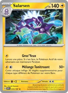 Carte Pokemon Salarsen 072/197 Flammes Obsidiennes