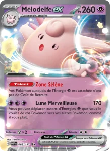 Carte Pokemon Mélodelfe-ex 082/197 Flammes Obsidiennes