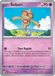 Carte Pokemon Balbuto 094/197 Flammes Obsidiennes