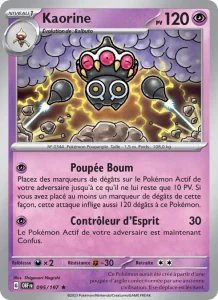 Carte Pokemon Kaorine 095/197 Flammes Obsidiennes