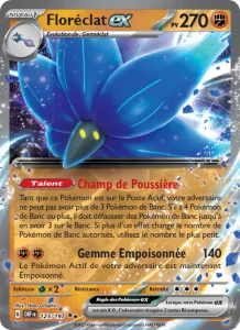 Carte Pokemon Floréclat-ex 123/197 Flammes Obsidiennes