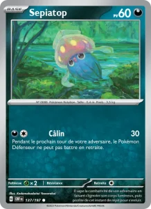 Carte Pokemon Sepiatop 137/197 Flammes Obsidiennes