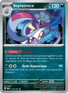 Carte Pokemon Sepiatroce 138/197 Flammes Obsidiennes
