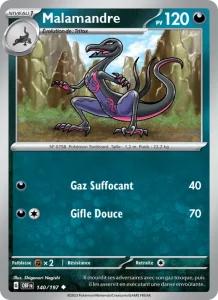 Carte Pokemon Malamandre 140/197 Flammes Obsidiennes