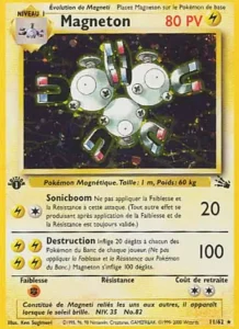 Carte Pokemon Magneton 11/62 Fossile