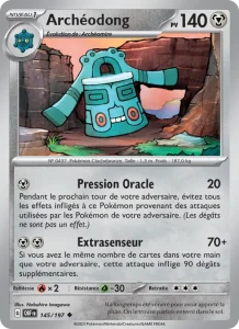 Carte Pokemon Archéodong 145/197 Flammes Obsidiennes