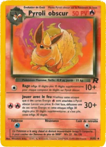 Carte Pokemon Pyroli obscur 35/82 Team Rocket