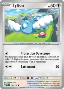 Carte Pokemon Tylton 169/197 Flammes Obsidiennes