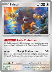 Carte Pokemon Frison 174/197 Flammes Obsidiennes