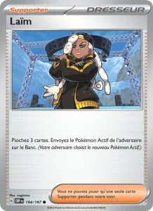 Carte Pokemon Laïm 194/197 Flammes Obsidiennes