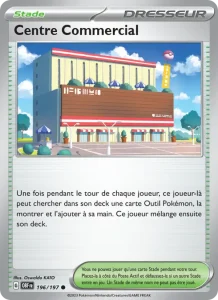 Carte Pokemon Centre Commercial 196/197 Flammes Obsidiennes