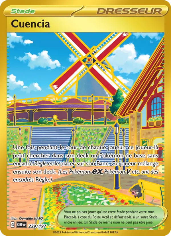 Scan HD carte Pokémon Cuencia 229/197 — Flammes Obsidiennes