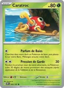 Carte Pokémon Caratroc 005/197