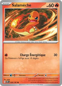 Carte Pokemon Salamèche 026/197 Flammes Obsidiennes