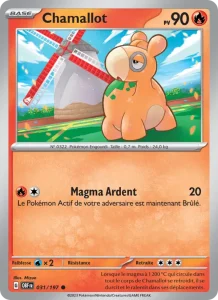Carte Pokemon Chamallot 031/197 Flammes Obsidiennes