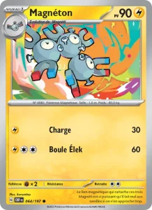 Carte Pokemon Magnéton 064/197 Flammes Obsidiennes