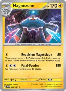 Carte Pokemon Magnézone 065/197 Flammes Obsidiennes