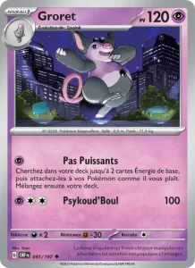 Carte Pokemon Groret 091/197 Flammes Obsidiennes