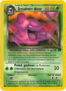 Carte Pokemon Grotadmorv obscur 41/82 Team Rocket