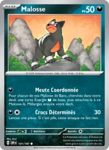 Carte Pokemon Malosse 131/197 Flammes Obsidiennes