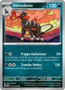 Carte Pokemon Démolosse 133/197 Flammes Obsidiennes