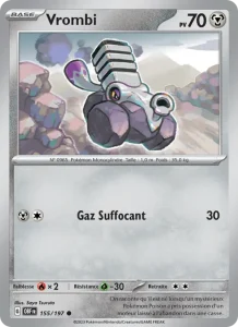Carte Pokemon Vrombi 155/197 Flammes Obsidiennes