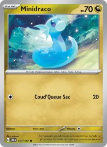 Carte Pokemon Minidraco 157/197 Flammes Obsidiennes