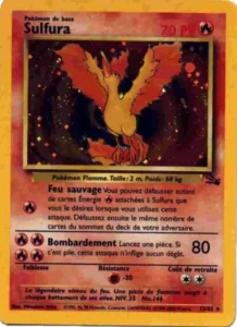 Carte Pokemon Sulfura 12/62 Fossile