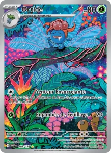 Carte Pokemon Ortide 198/197 Flammes Obsidiennes