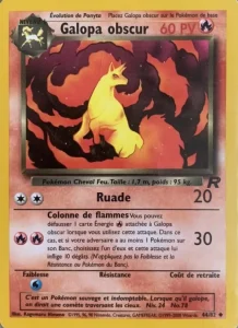 Carte Pokemon Galopa obscur 44/82 Team Rocket