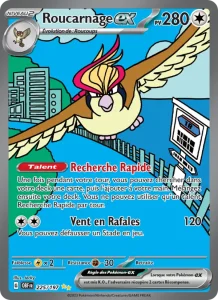Carte Pokemon Roucarnage-ex 225/197 Flammes Obsidiennes