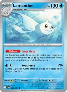 Carte Pokemon Lamantine 022/94 Flammes Fantasmagoriques