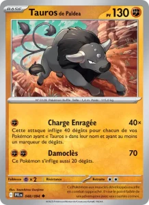 Tauros de Paldea 048 — Flammes Fantasmagoriques