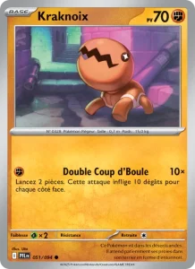Carte Pokemon Kraknoix 051/94 Flammes Fantasmagoriques